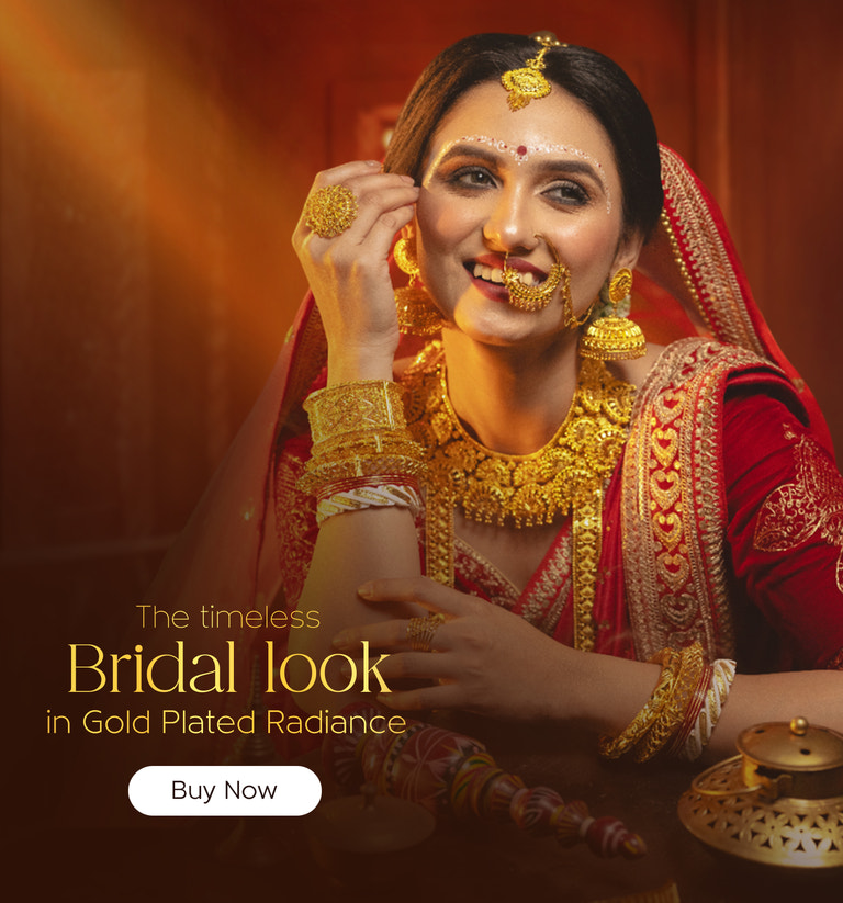 The timeless Bridal look in Gold Plated Radiance